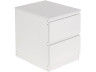 Chevet "Tammy" 2 tiroirs - Blanc