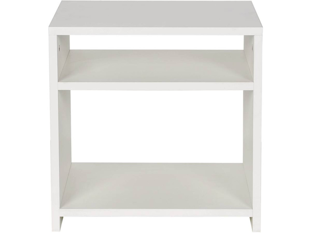 Chevet "York" 2 niches - Blanc