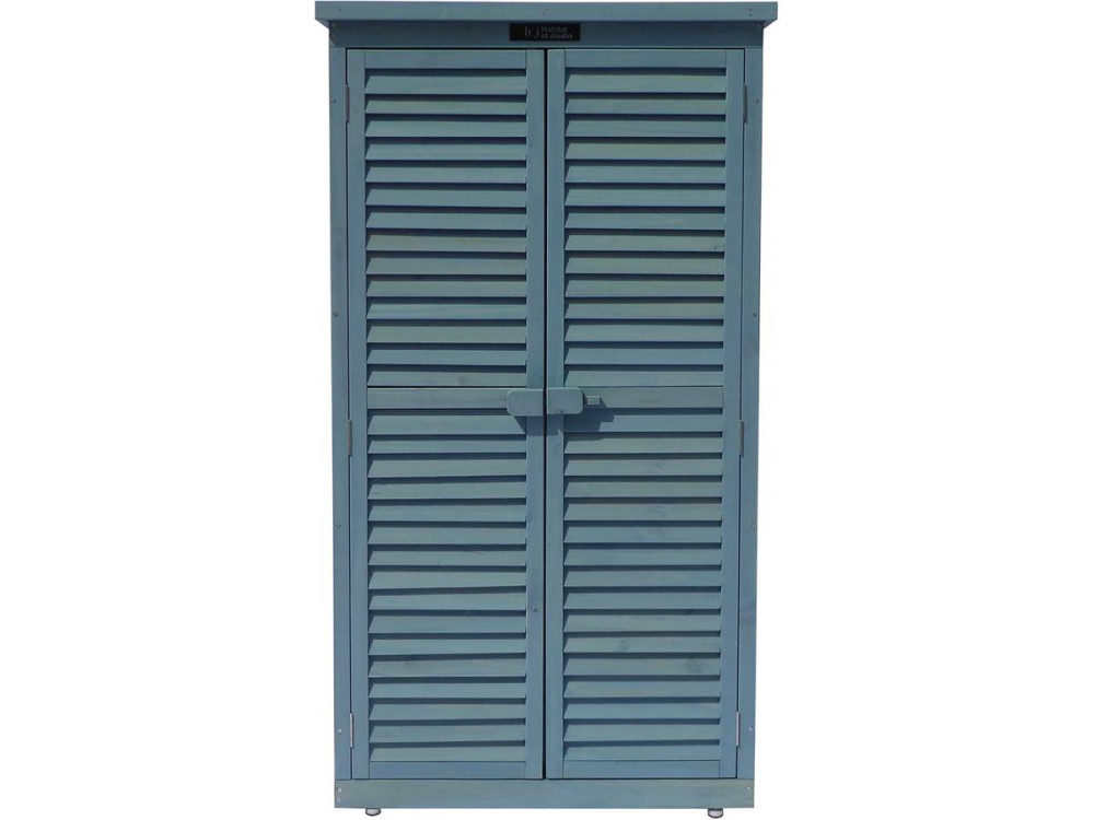 Armoire de jardin "Space" - 87 x 46.5 x 160 cm - Bleu ciel