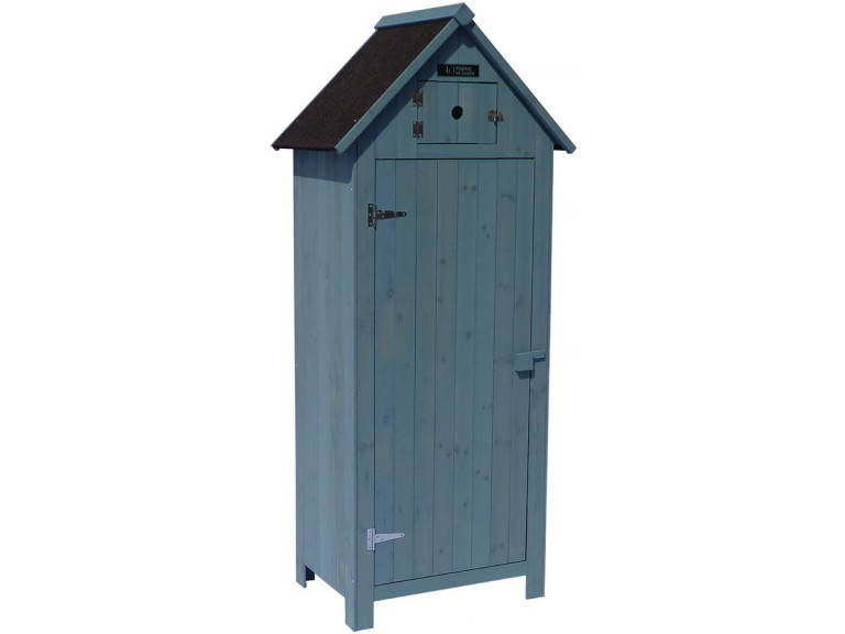 Armoire de jardin "Cabanon" - 77 x 54.5 x 179 cm - Bleu ciel
