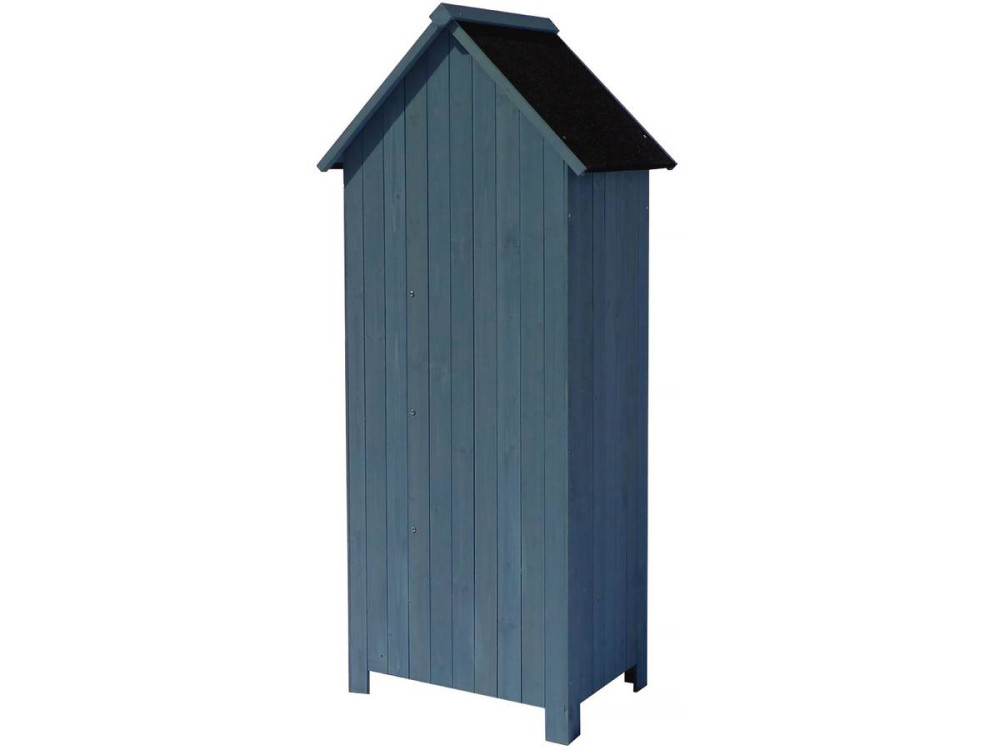 Armoire de jardin "Cabanon" - 77 x 54.5 x 179 cm - Bleu ciel