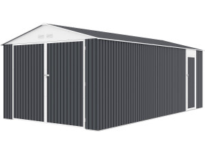 Garage en métal "Houston" 18,56m²  - Anthracite