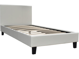 Lit "Lina" - 90 x 190 cm - Beige