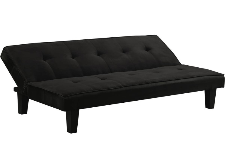 CANAPÉ CLIC-CLAC JOHN - 179 x 91 x 79 cm - 3 places - Noir