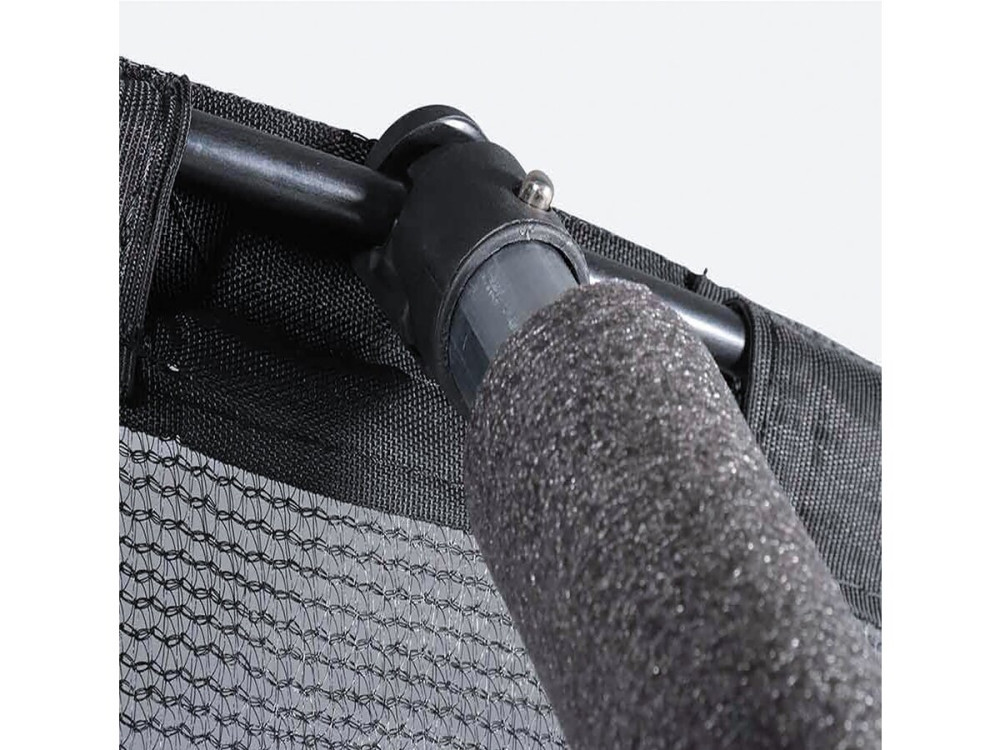 Trampoline avec filet intérieur "jumper" - Ø 4,25 m - Gris