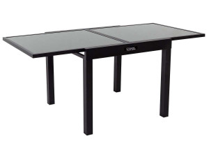 Table de jardin aluminium extensible "Porto 8" - Phoenix - Noir