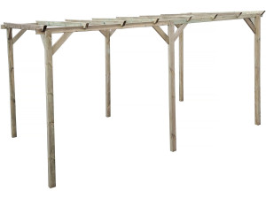 Carport voiture en bois "Sunny" 3 x 5 m