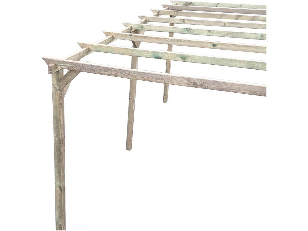Carport voiture en bois "Sunny" 3 x 5 m