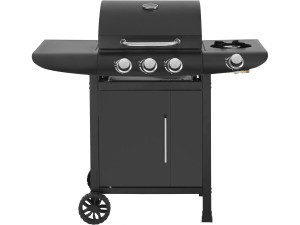 Barbecue gaz "Feria 4" - 4 brûleurs dont 1 latéral - 11.5 kw - Noir