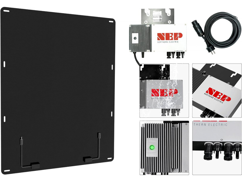 Abri de jardin métal - "Vegas" - 7.06 m² avec panneaux solaires - Gris