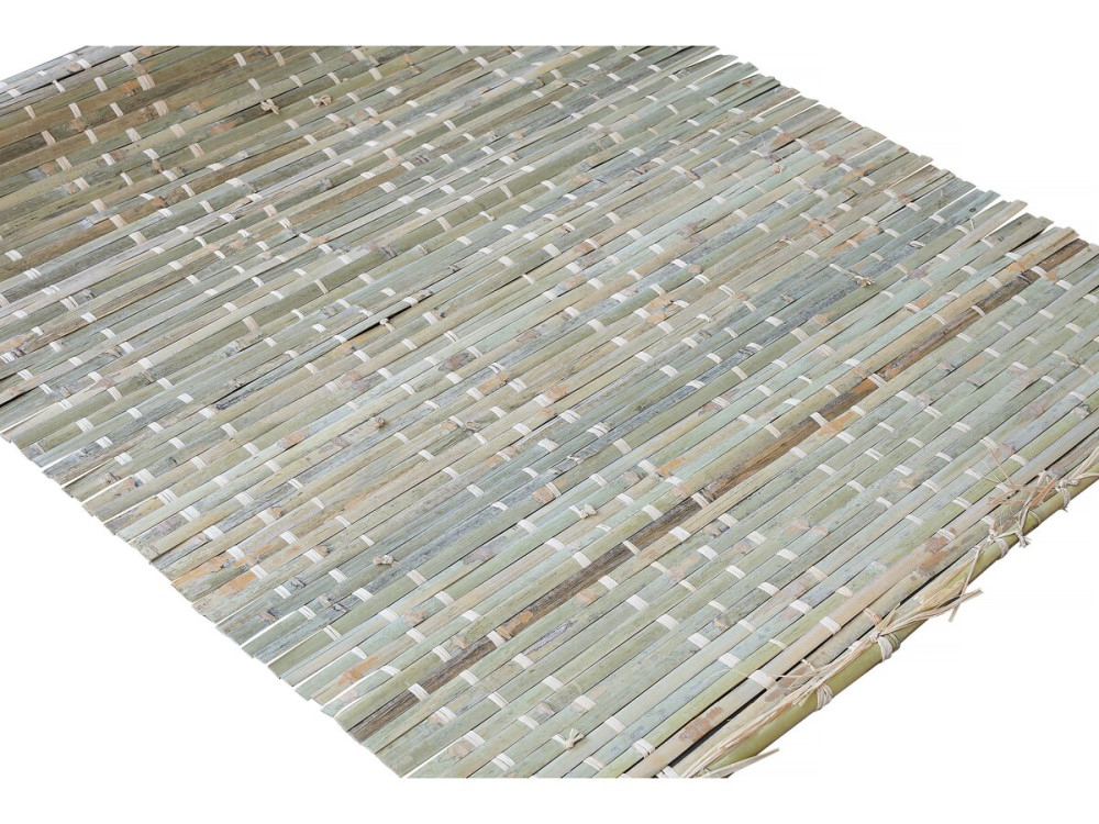Rouleau de bambou 210 x 210 cm avec fil de coton "Haya"