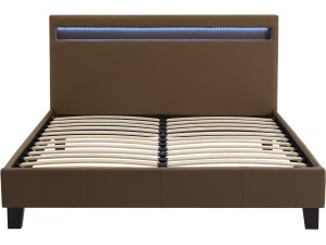 Lit LED "Maria" - 140 x 190 cm - Taupe