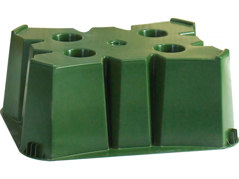 Socle pour récupérateur d'eau 500 L - 75 x 60 x 30 cm - Vert