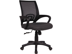 Fauteuil de bureau à roulettes "Dana" - Noir/Gris