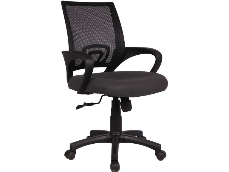 Fauteuil de bureau à roulettes "Dana" - Noir/Gris