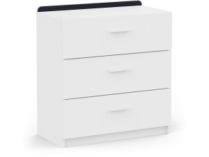 Commode pour enfant "Reverso" - Blanc mat