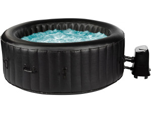 Spa gonflable  4 places "Santorin" - 180 x 180 x 65 cm - Noir