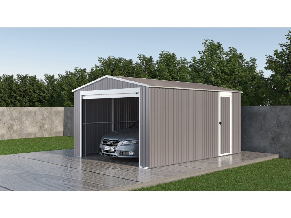Garage métal "Nevada" - 18,56m² avec panneaux solaires
