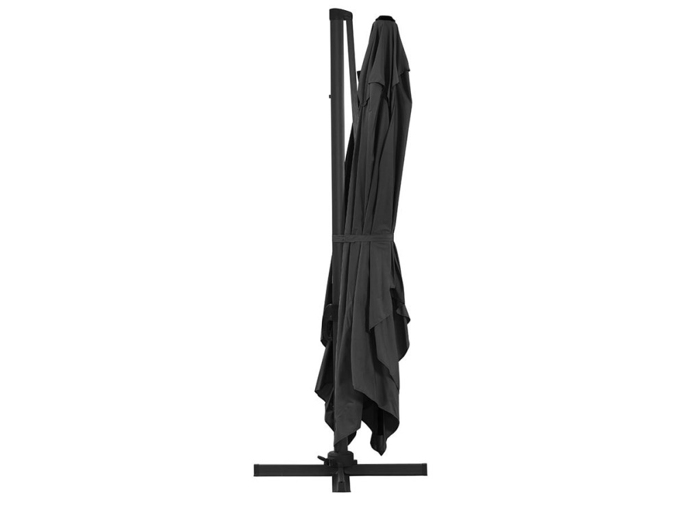 Parasol déporté "Sun 4" - 3 x 4 m - Noir