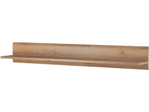 Étagère courte "TULSA WM" - 22 x 160 x 22 cm - Chêne
