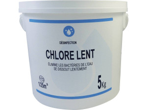 Désinfectant "Chlore lent galets de 250 g" - 5 kg