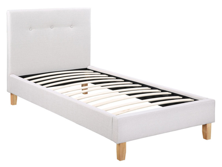 Lit "Elise" - 90 x 190 cm - Beige