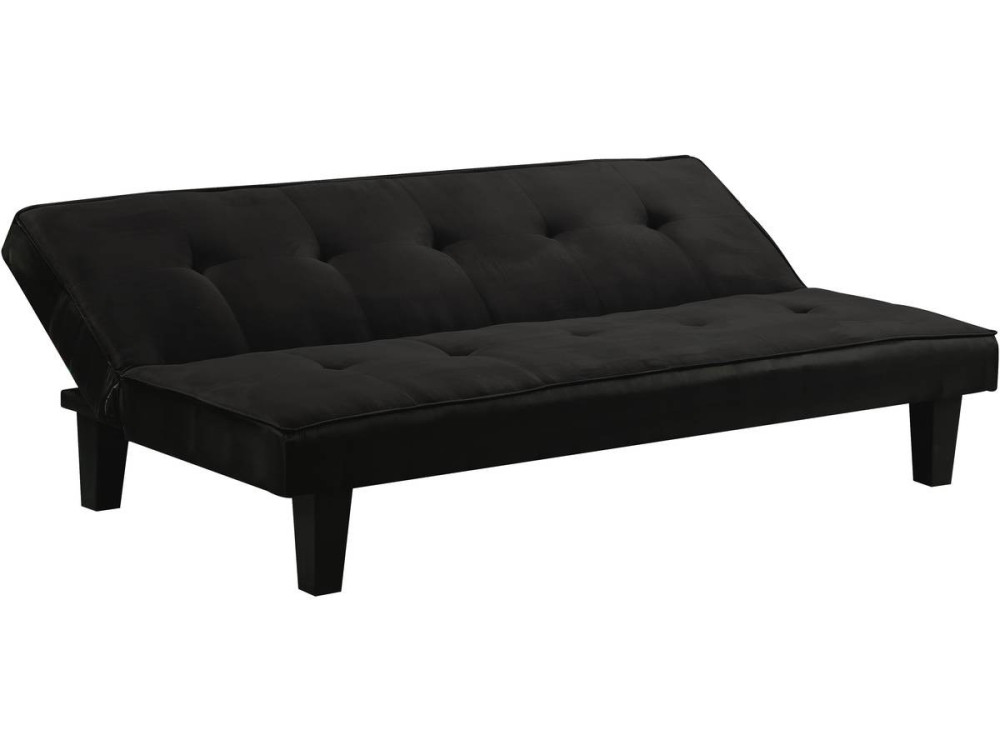 CANAPÉ CLIC-CLAC JOHN - 179 x 91 x 79 cm - 3 places - Noir