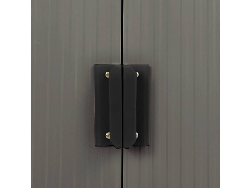 Abri de jardin métal "Dallas" - 2.71 m² - Taupe