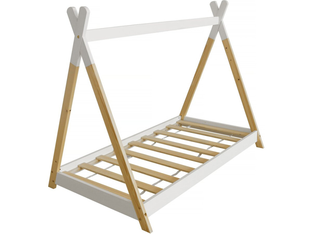 Lit Tipi "Melissa" 70 x 140 cm - Blanc