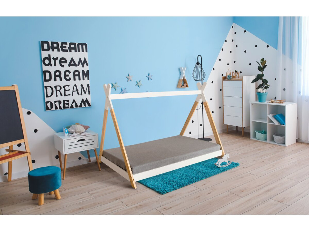 Lit Tipi "Melissa" 70 x 140 cm - Blanc