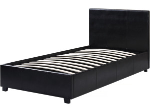 Lit avec coffre "Carla" - 90 x 190 cm - Noir