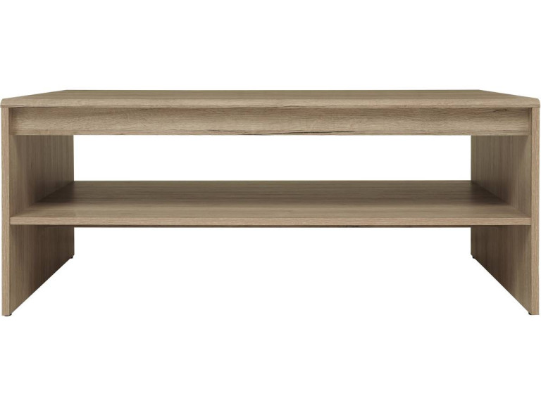 Table basse "Elpasso" - 65 x 46,5 x 110 cm - Chêne san remo clair