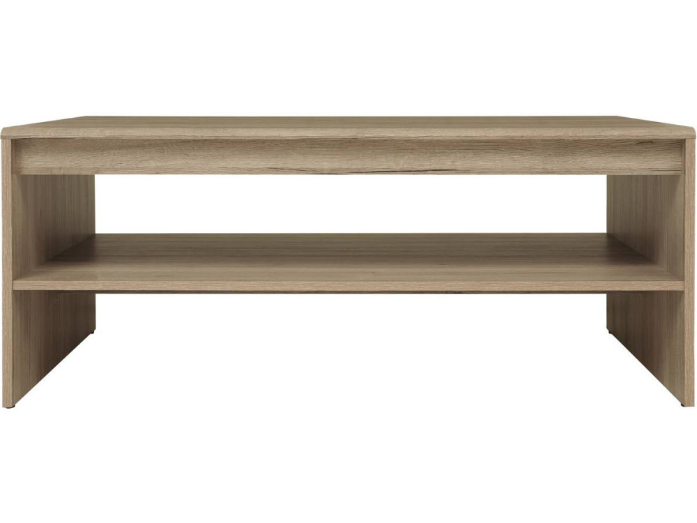 Table basse "Elpasso" - 65 x 46,5 x 110 cm - Chêne san remo clair