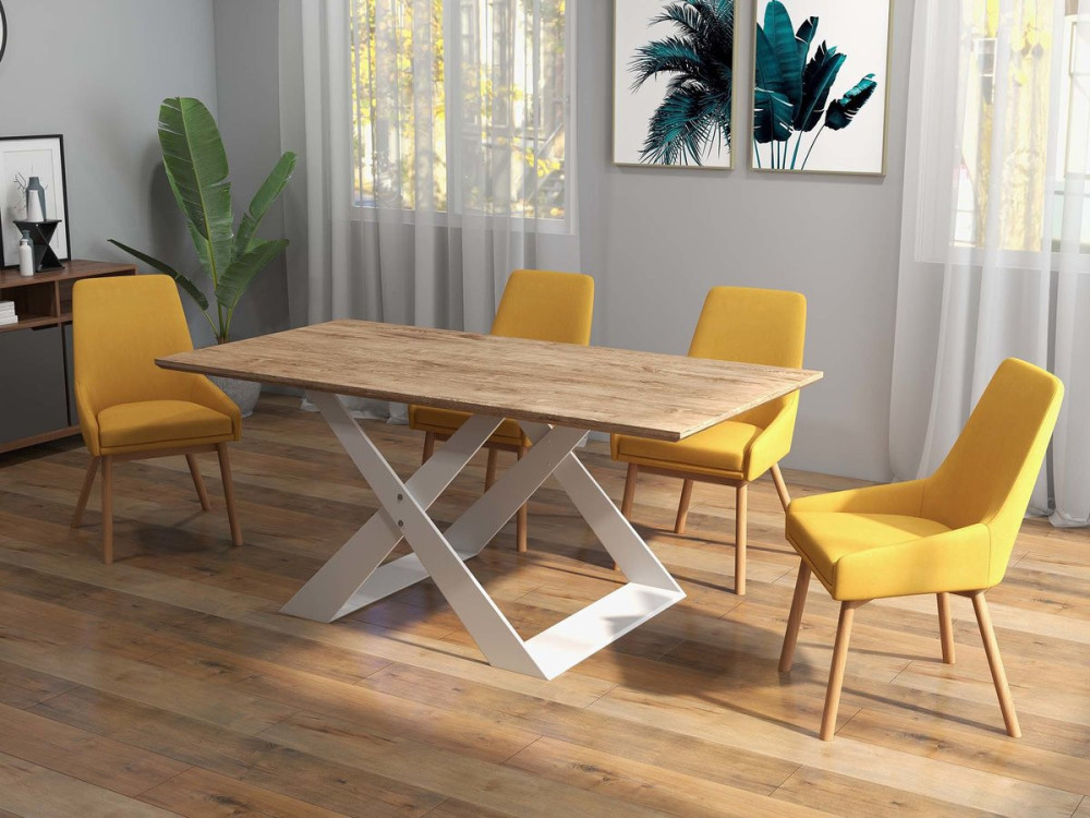 Lot de 2 chaises "Tamiko" - Jaune