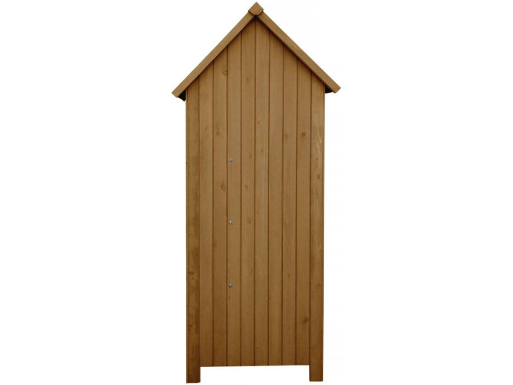 Armoire de jardin "Cabanon" - 77 x 54.5 x 179 cm - Marron
