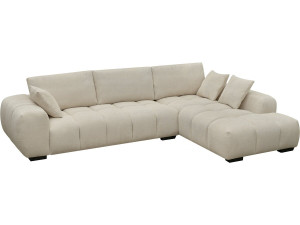 Canapé d'angle Monceau" - 3 places - Beige