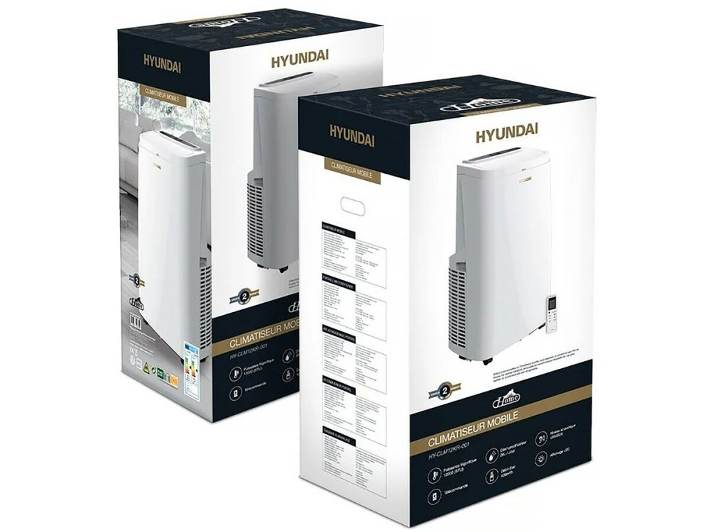 Climatiseur mobile 12000 BTU - 3500W - avec système à auto-évaporation