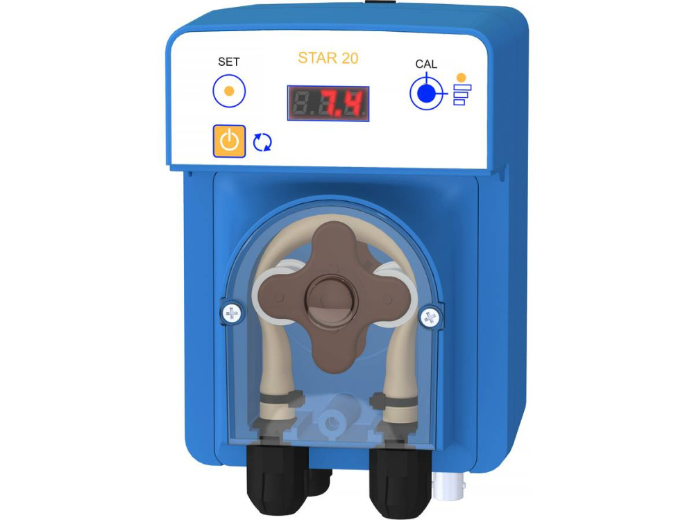 Régulateur autonome de pH "Star pH" -  Ecran LCD - Volume  120 m3 - 15 x 19 x 30 cm - Bleu