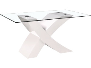 Table repas "Mona" - 150 x 90 x 74 cm - Blanc