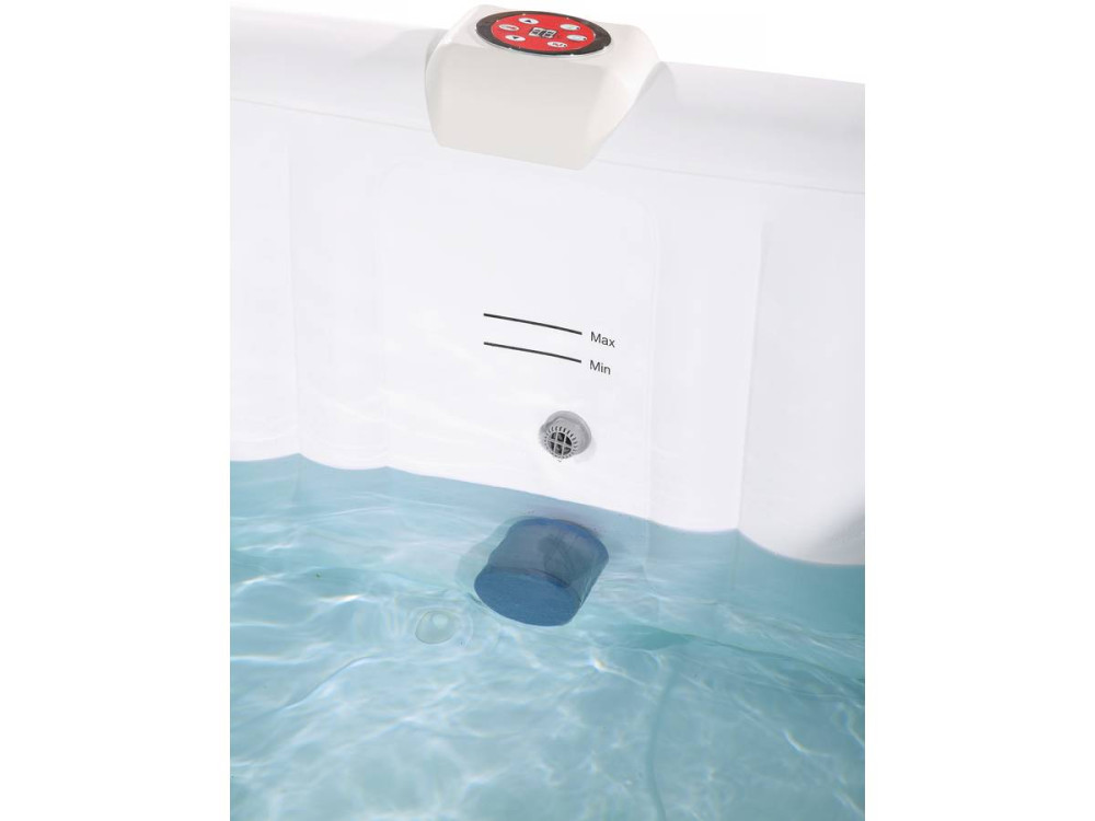 Spa Gonflable Nice en PVC - 6 places - Marron/Crème