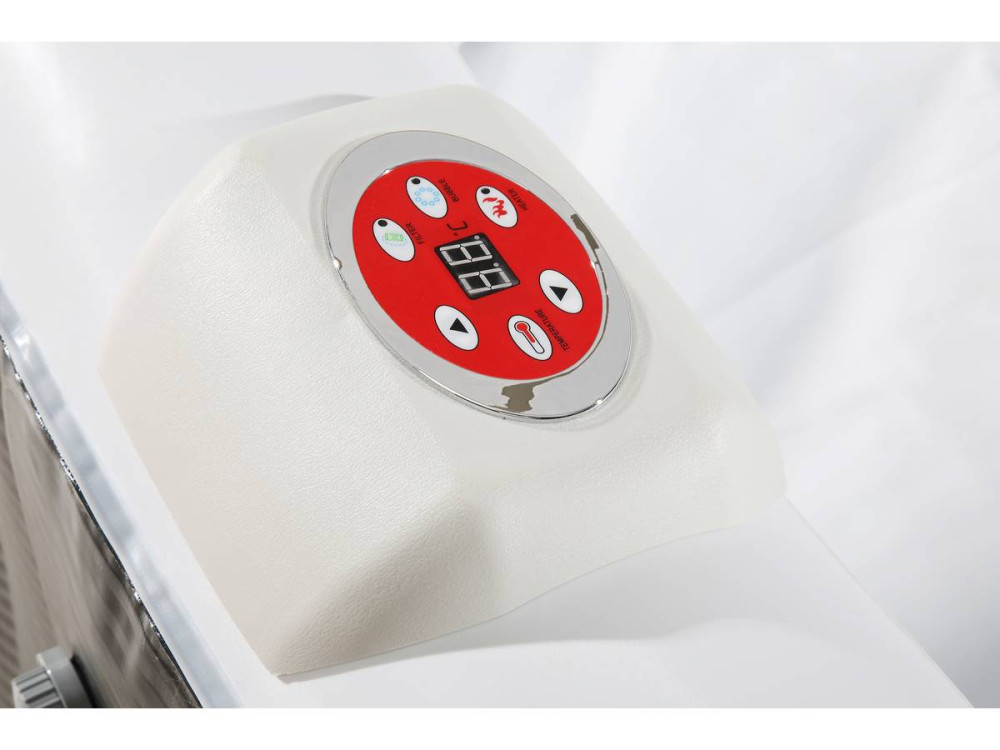 Spa Gonflable Nice en PVC - 6 places - Marron/Crème