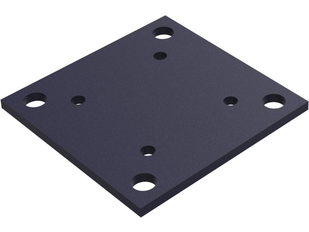 Kit Clôture de 4.8 m x H 1.6m composite et aluminium + profilé de finition - Kit de fixation offert - Ardoise