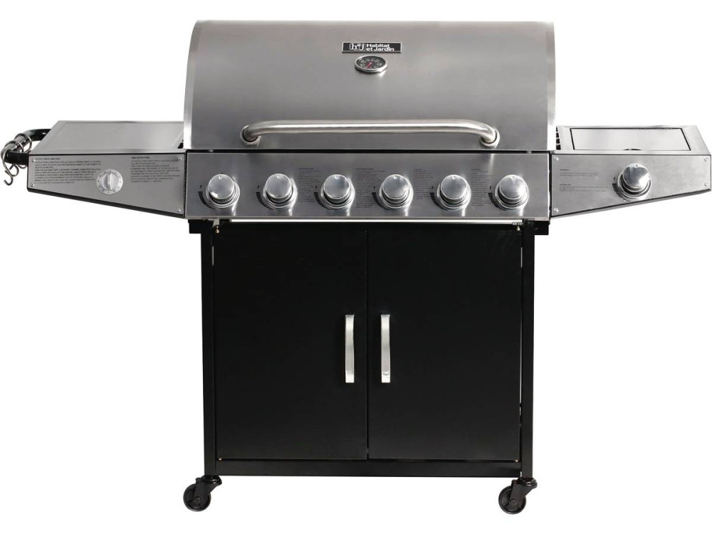Barbecue gaz "Party 7" - 7 Brûleurs dont 1 latéral - 20.9 kW