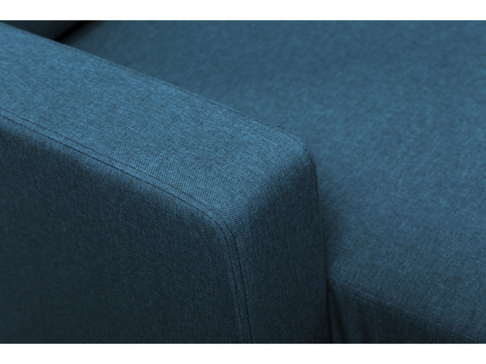 Canapé d'angle réversible en tissu "Gabby" - 3 places - Bleu