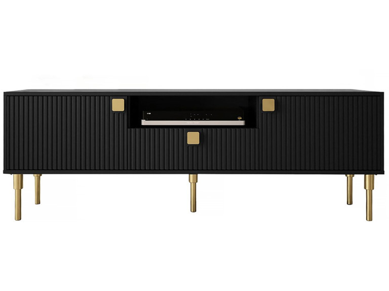 Meuble TV "Dorset" - 160 x 54 x 40 cm - Noir
