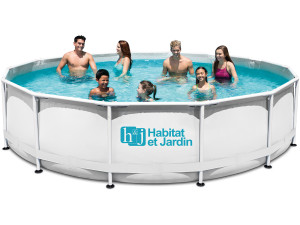 Piscine tubulaire - Ø 5,49 x 1,32 m - Sans filtration