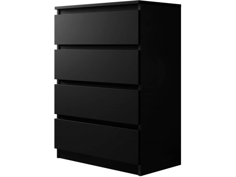 Commode "Malwa M4" - 70 x 40 x 100 cm - Noir