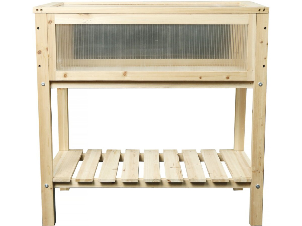 Carré potager en bois sur pieds "Rose" - 79 x 40 x 79.5 cm