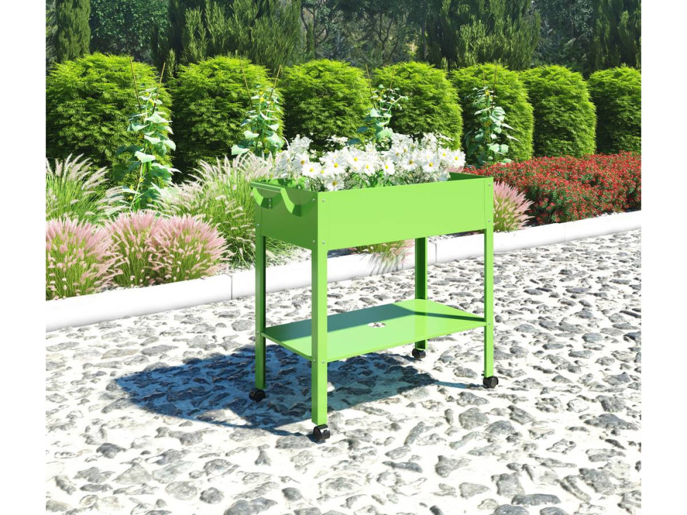 Table de rempotage "Hibiscus" - 82 x 43 x 83 cm - Vert