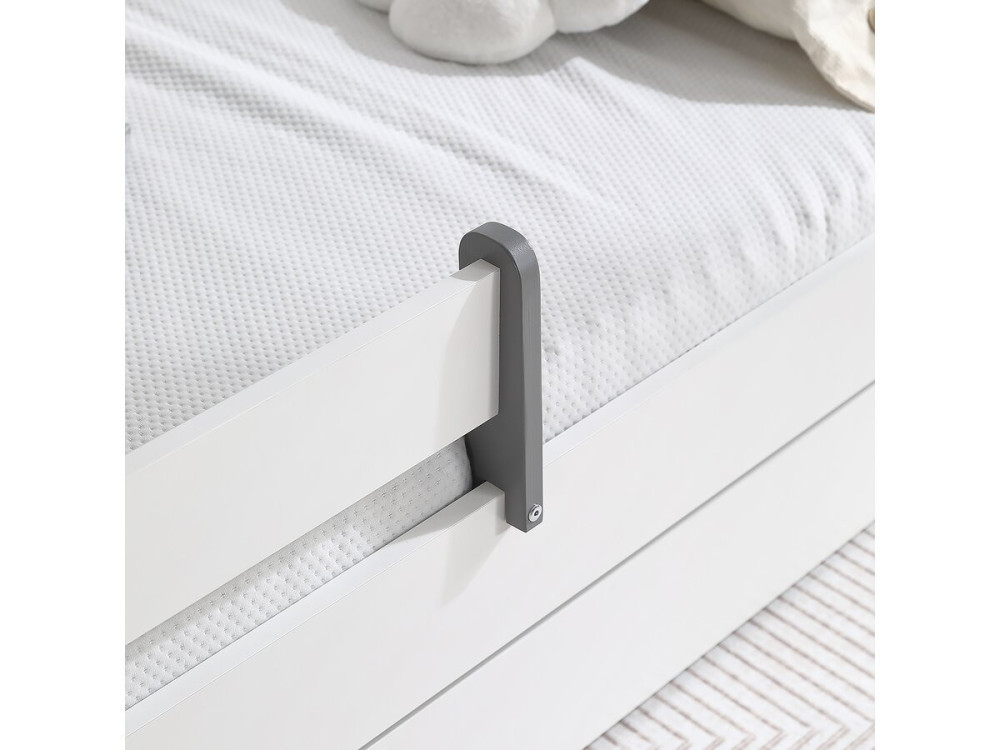 Lit gigogne pour enfant "Adria" - 90 x 190 cm - Blanc